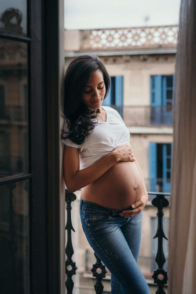Sesion De Fotos De Embarazada En Casa