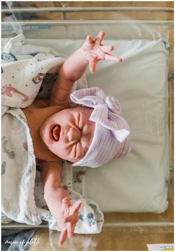 Sesion Fotografico Newborn En Hospital