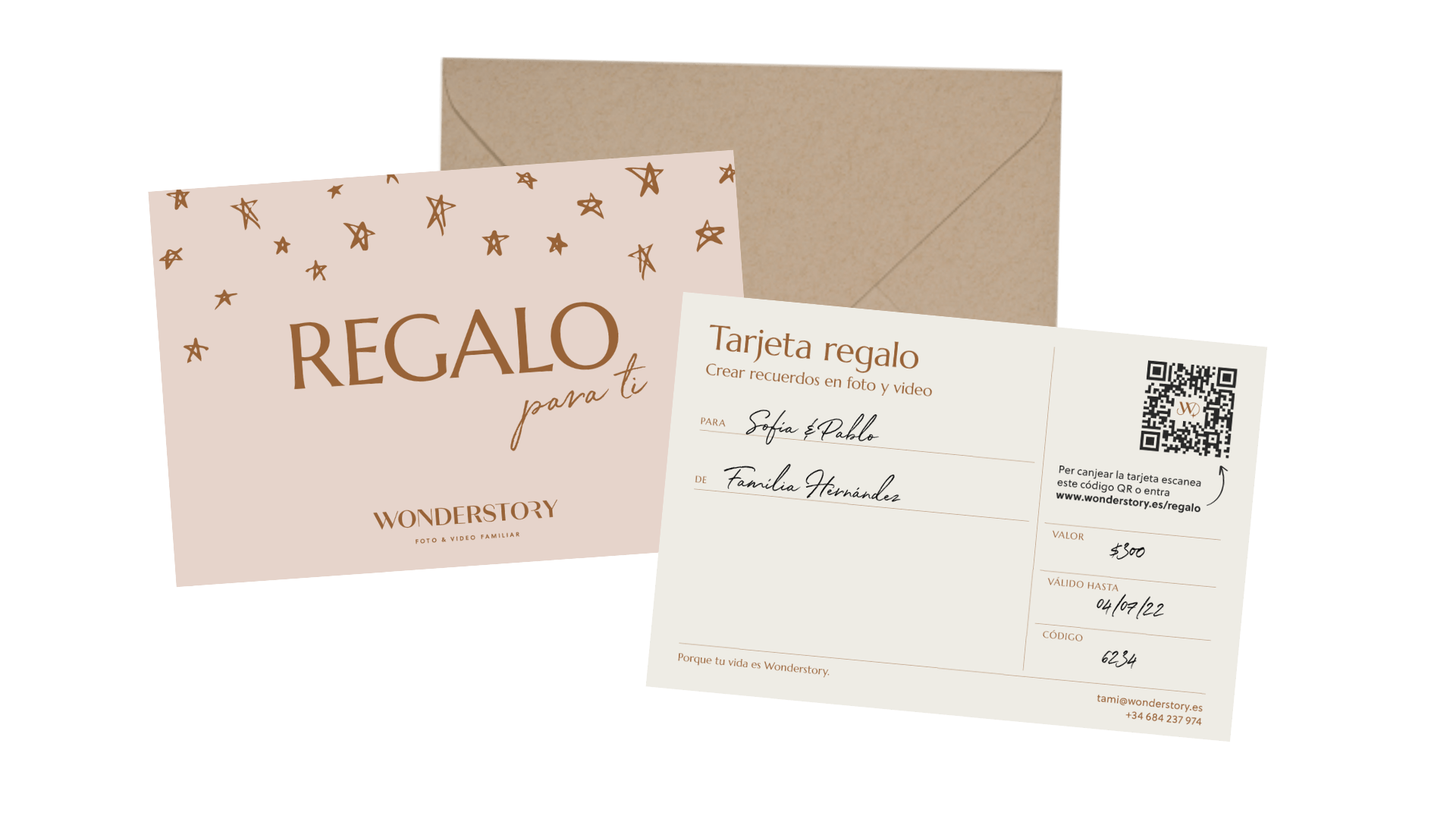 tarjeta regalo certificado