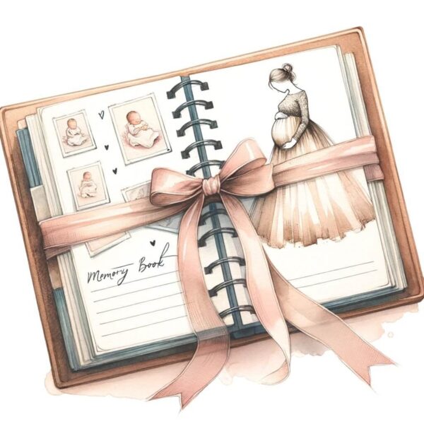 Libro de recuerdos del embarazo