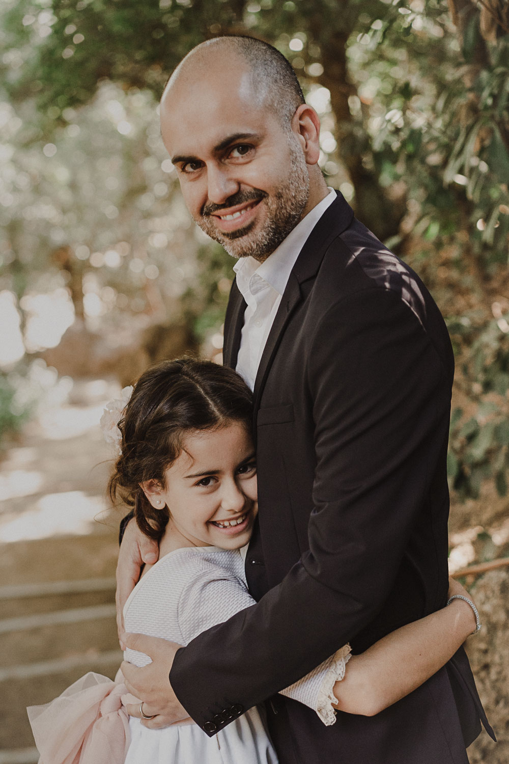 fotos de comunion ninas con familia