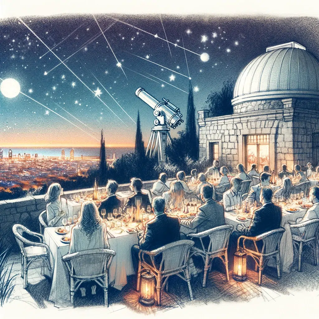 Experiencias para regalar cena con estrellas en Barcelona