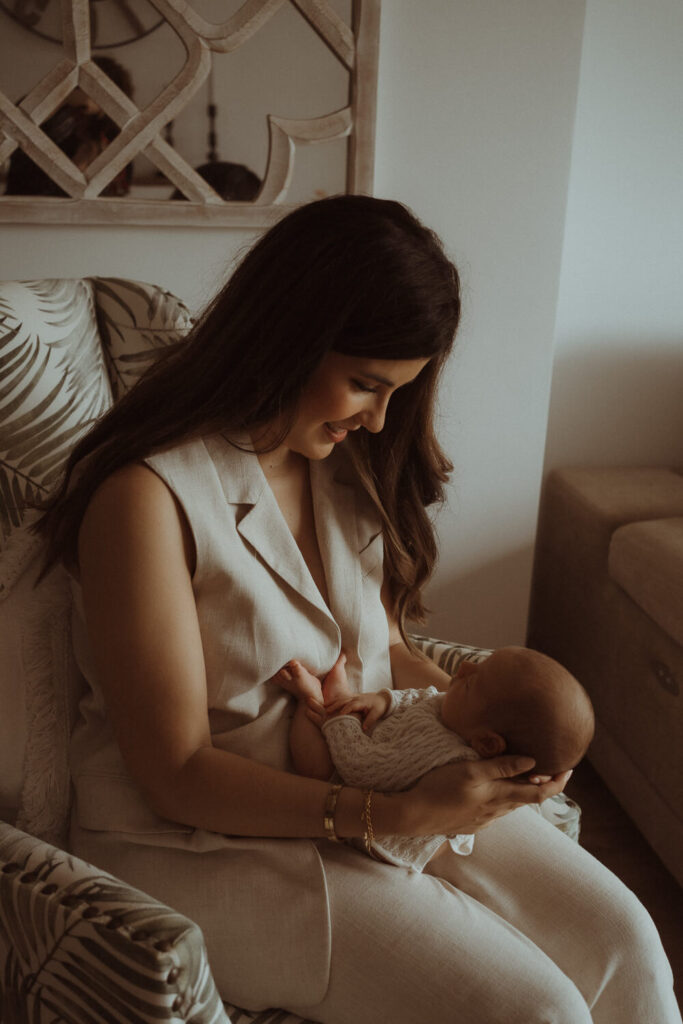 Newborn photography at home Barcelona