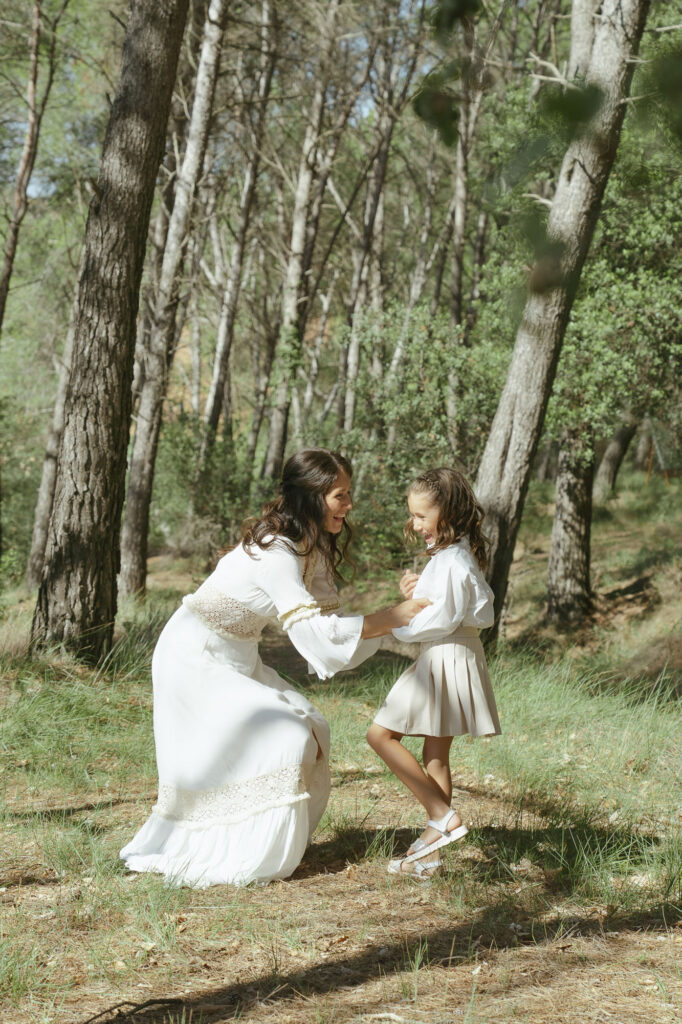 Sesion de fotos de familia en aire libre barcelona