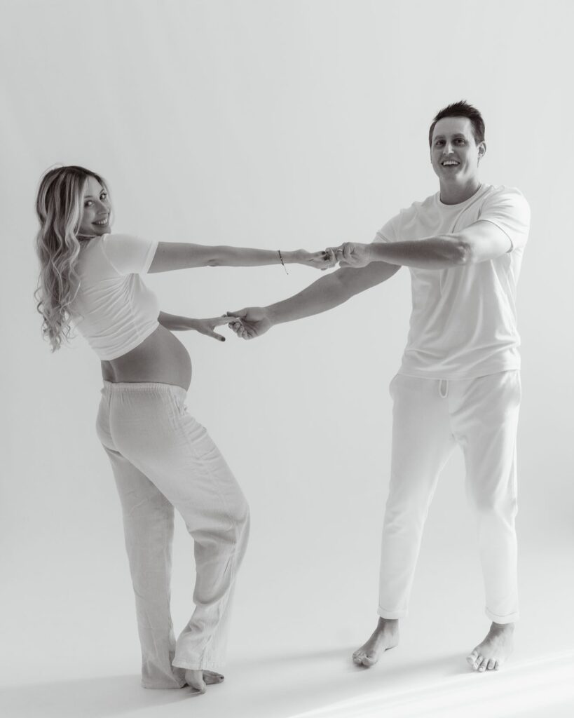 fotos embarazo pareja estudio