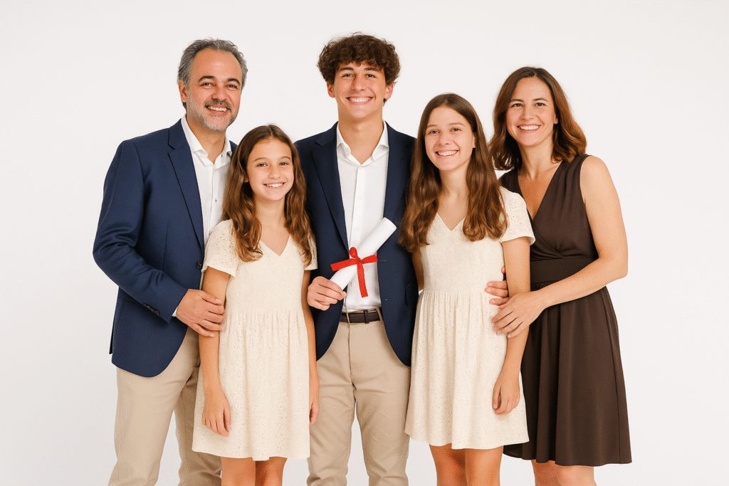 Cómo tomo mis propias fotos de graduación y sorprendo a todos