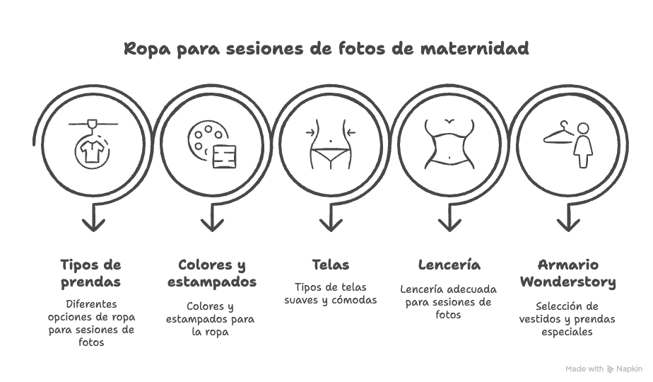 ropa para sesiones de embarazo
