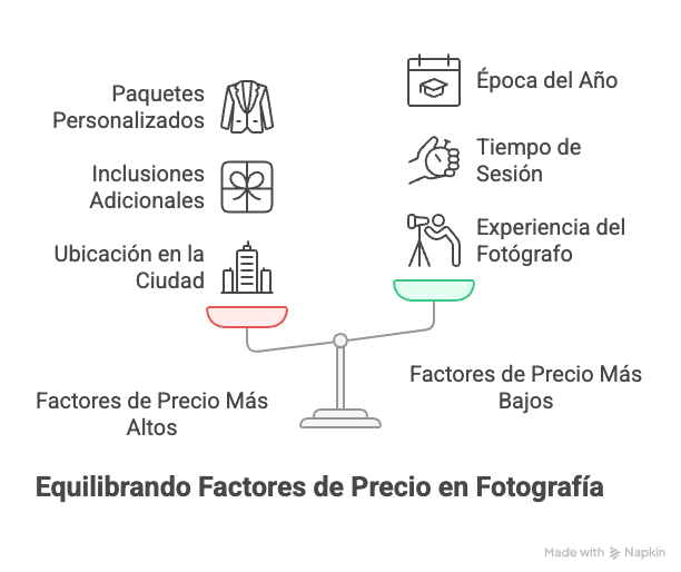 Factores que Pueden Cambiar el Precio de fotos de graduacion