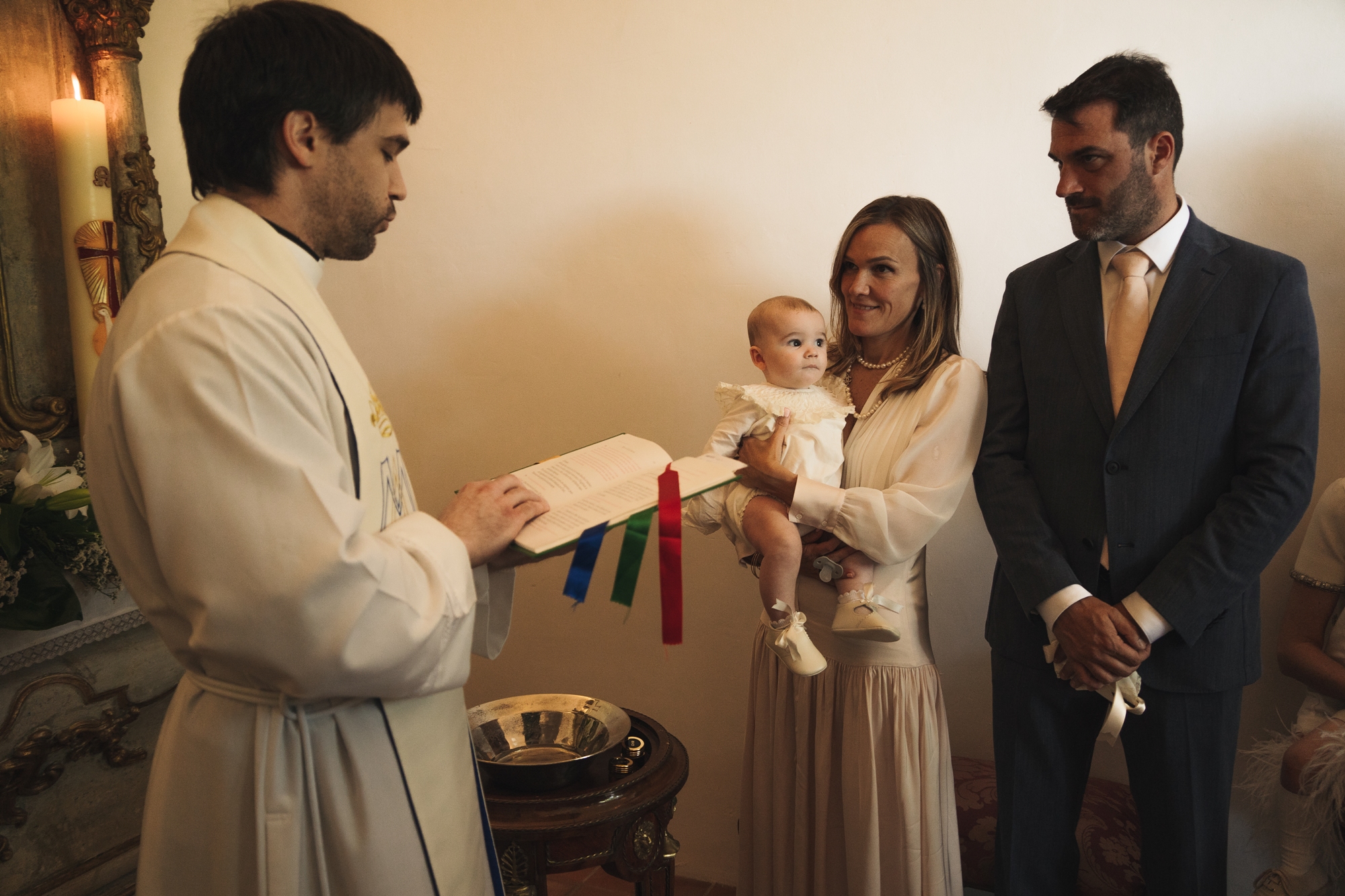 fotos de bautizo con familia