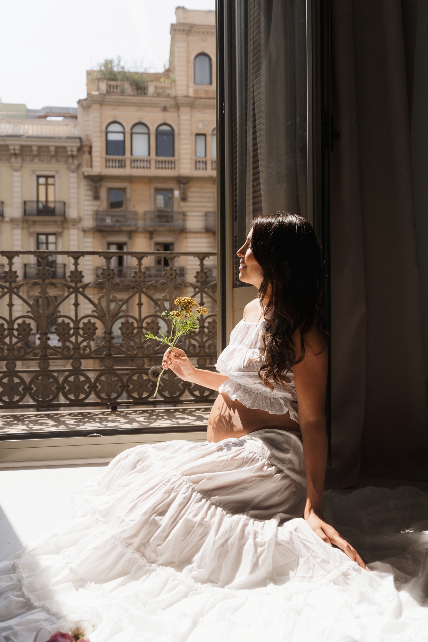 sesion de embarazo interior Eixample