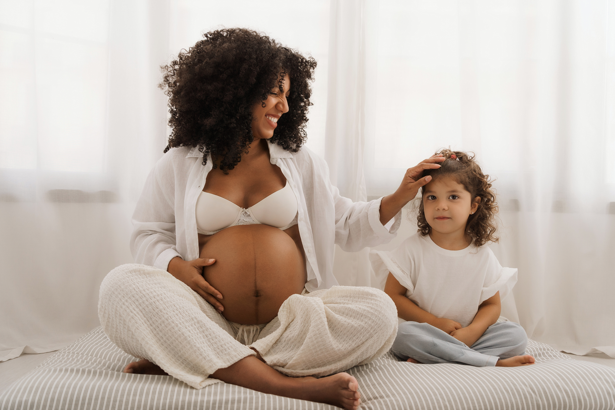 sesion de fotos embarazo interior barcelona