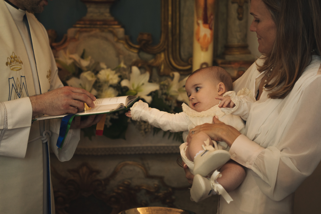 съёмка крещения в студии