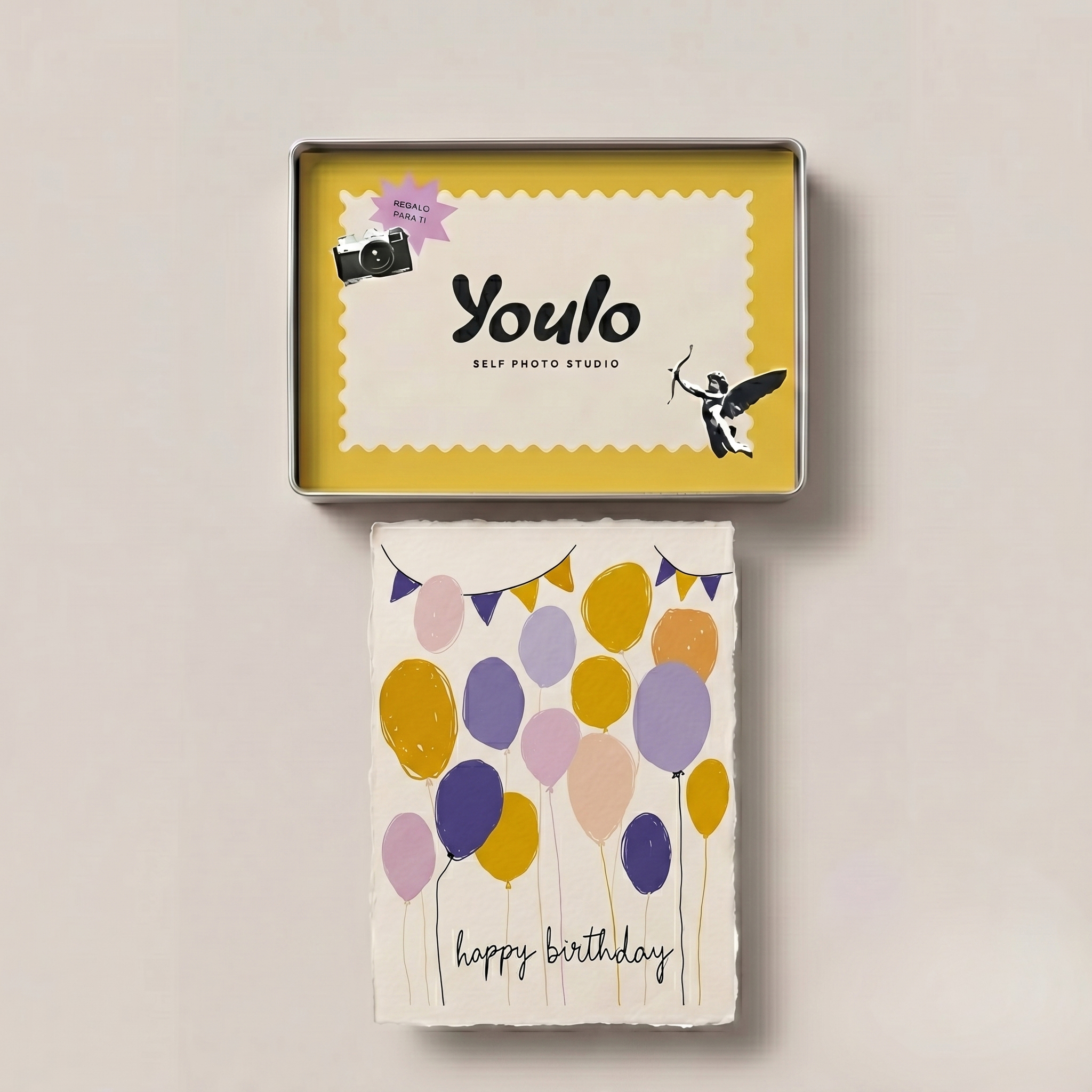 Regalo de cumpleaños para una amiga — sesión self-photo YOULO Barcelona