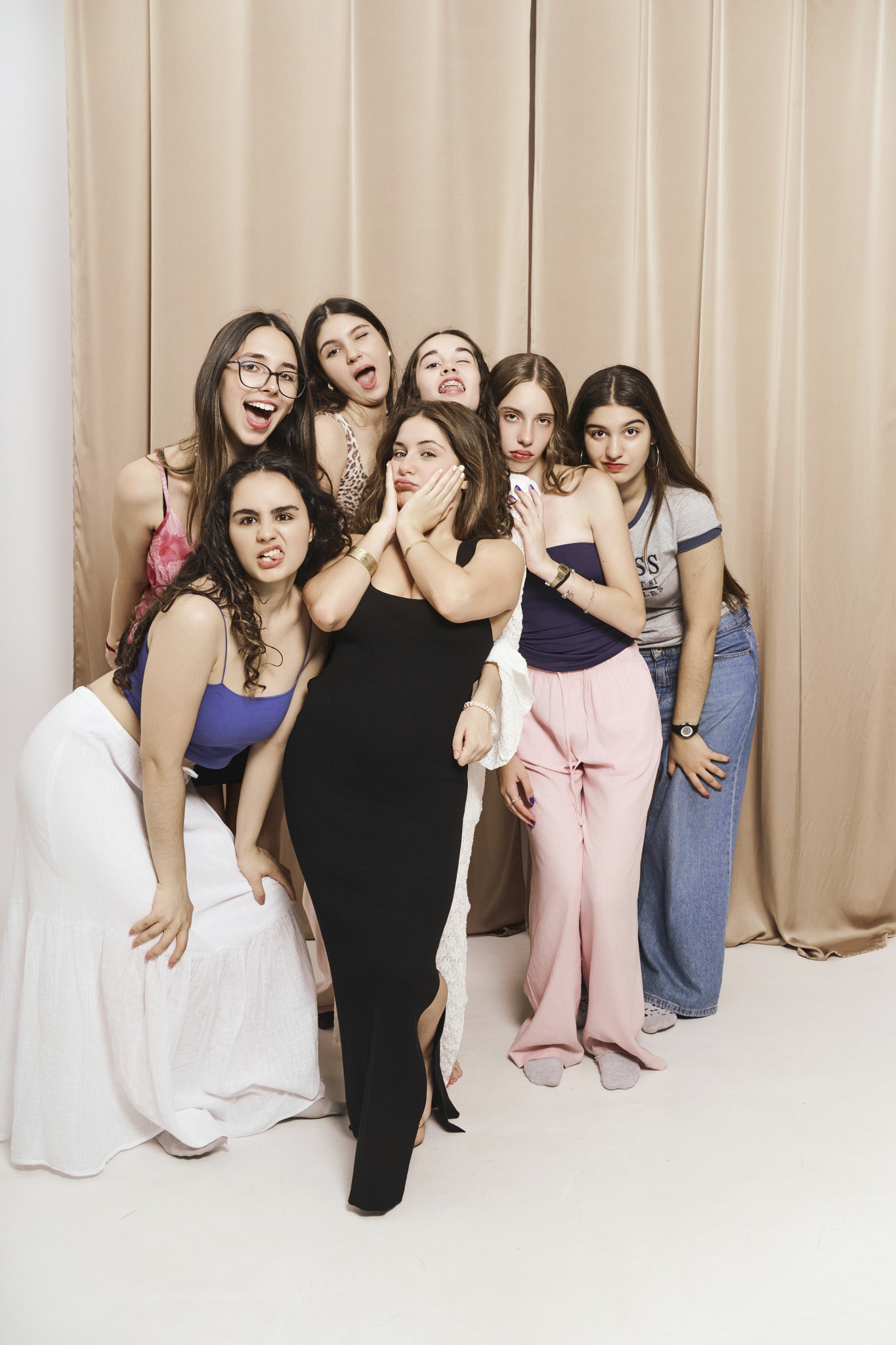 Regalo para un grupo de amigas — estudio self-photo YOULO Barcelona